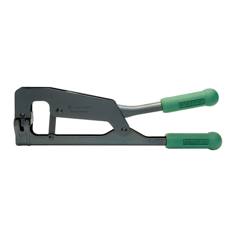 Greenlee 724 instruction manual