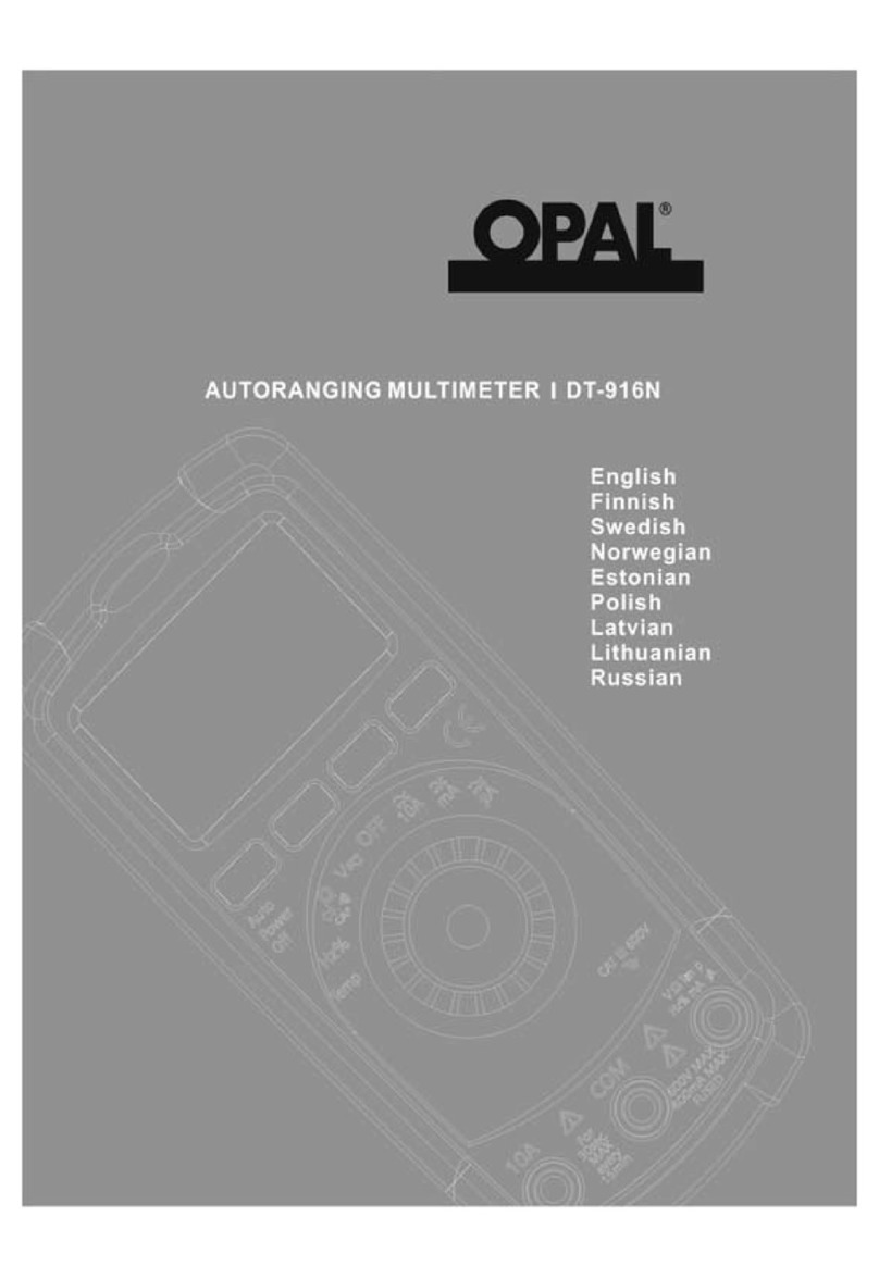 Opal DT-916N User manual