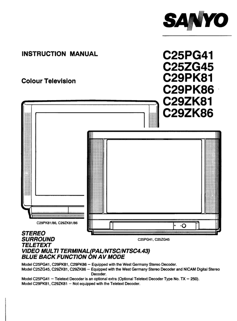Sanyo C25PG41 User manual