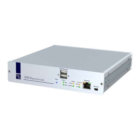 G&D DVI-Vision-CAT-AR Installation and operating guide