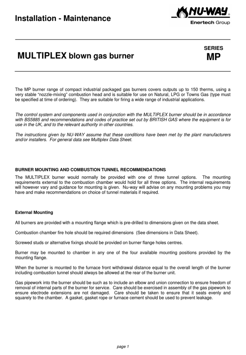 Nu-Way MULTIPLEX MP series Instruction Manual