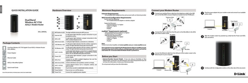 D-Link DSL-2890AL User manual
