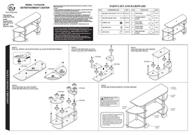 FourStar 11210345CB Assembly instructions