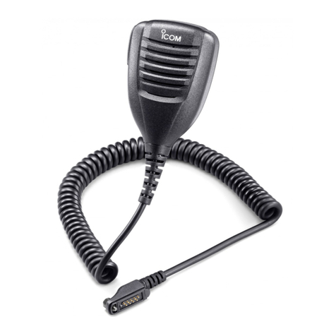 Icom HM-169 User manual