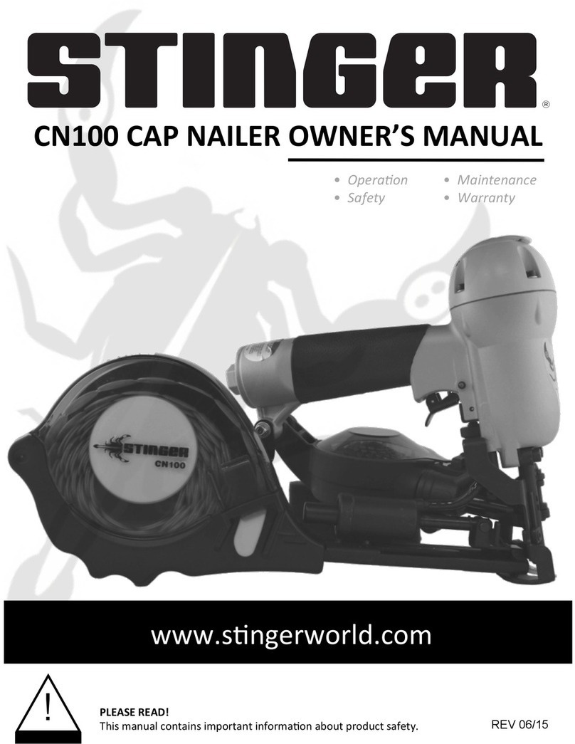 Stinger CN100 owner's manual