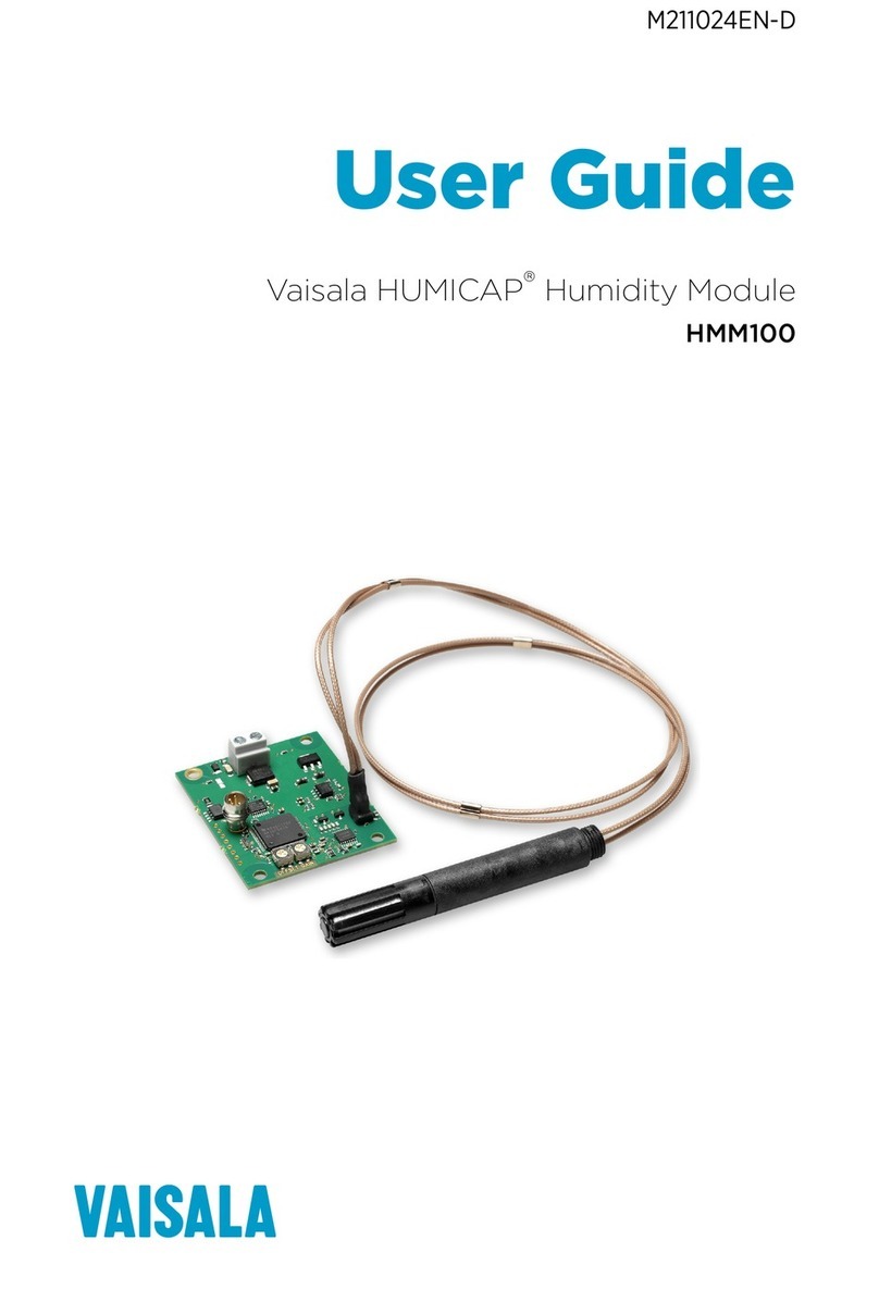 Vaisala HUMICAP HMM100 User manual