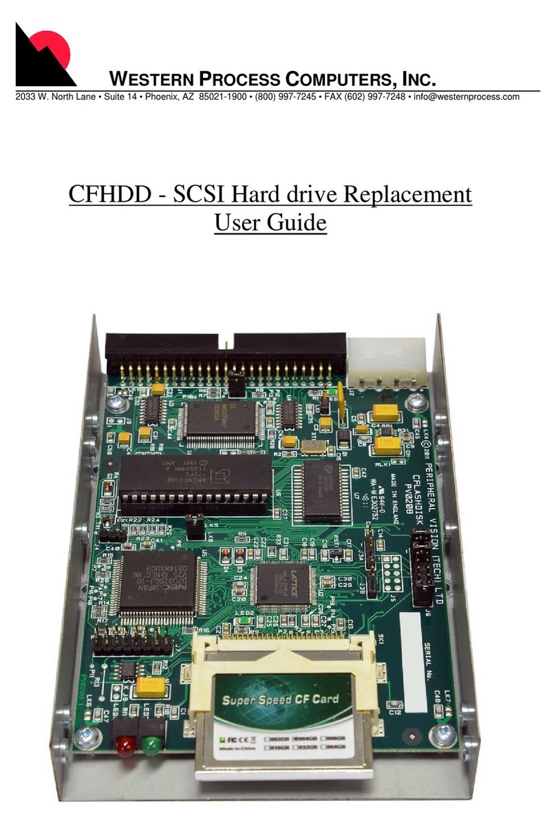WESTERN PROCESS COMPUTERS CFHDD user guide