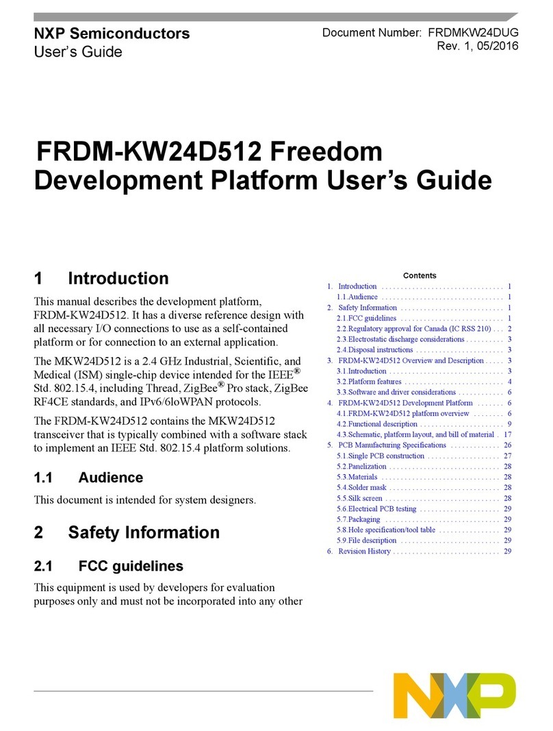 NXP Semiconductors FRDM-KW24D512 User manual