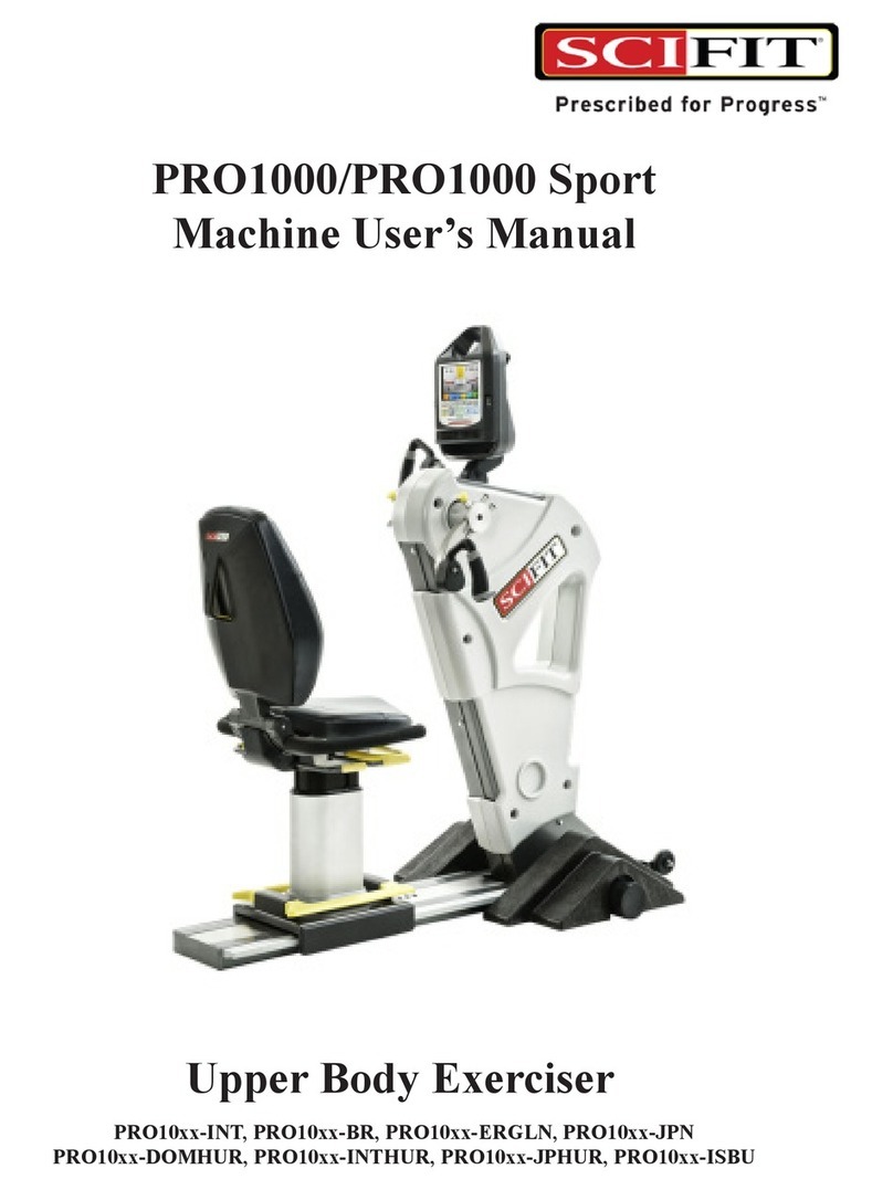 SCIFIT PRO1000 Sport user manual