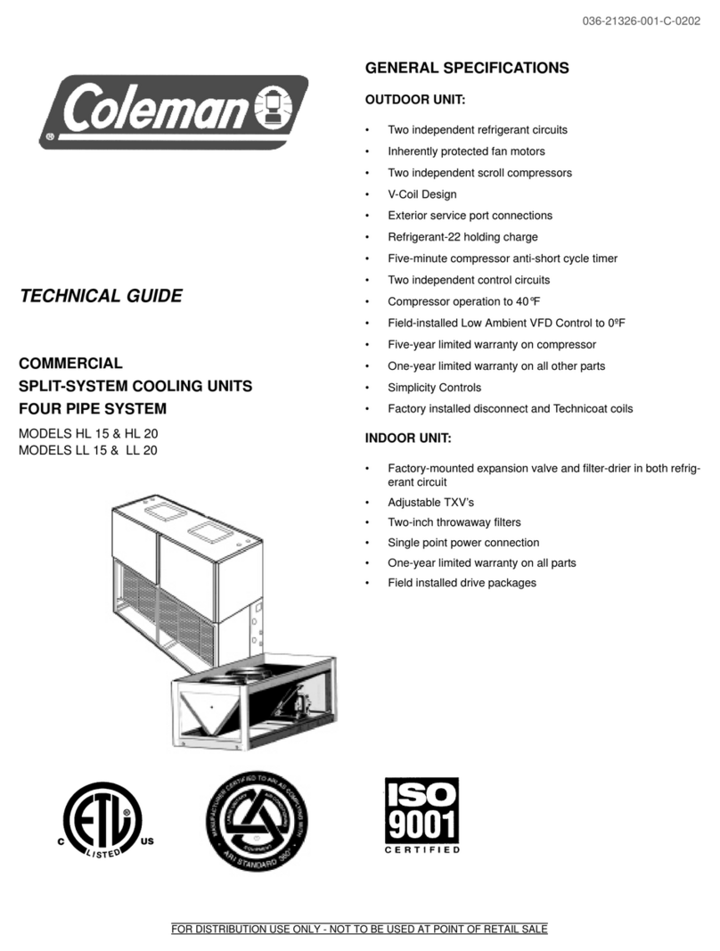 Coleman HL180 Quick start guide