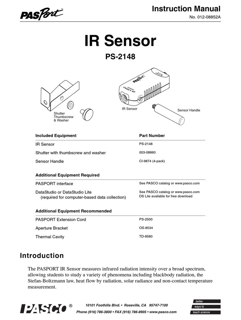 PASCO PASPORT PS-2148 User manual