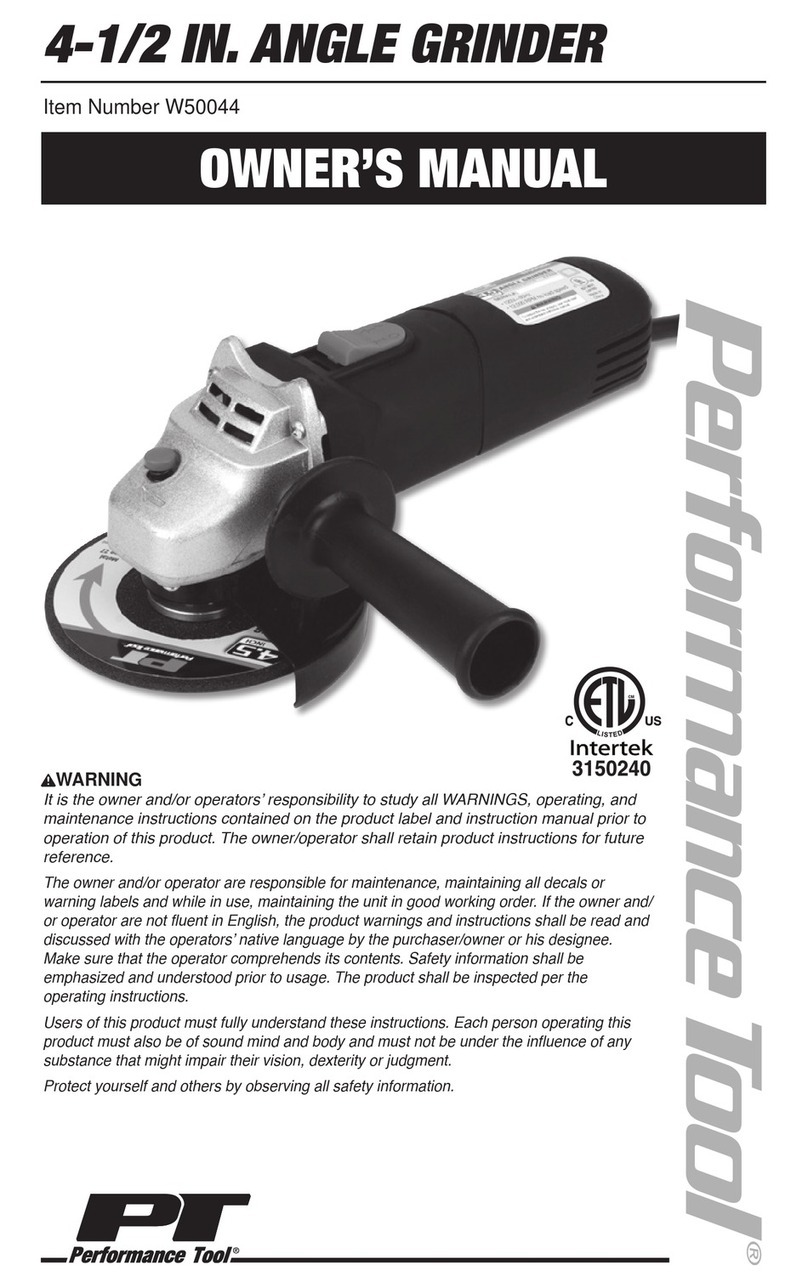 Performance Tool W50044 User manual Performance Tool W50044 User manual
