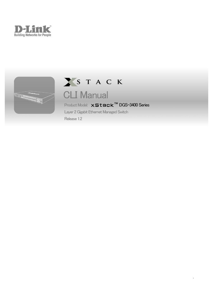 D-Link xStack DGS-3426 User manual D-Link xStack DGS-3426 User manual
