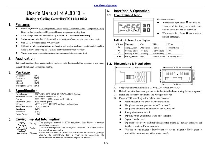 Haswill AL8010F+ user manual Haswill AL8010F+ user manual