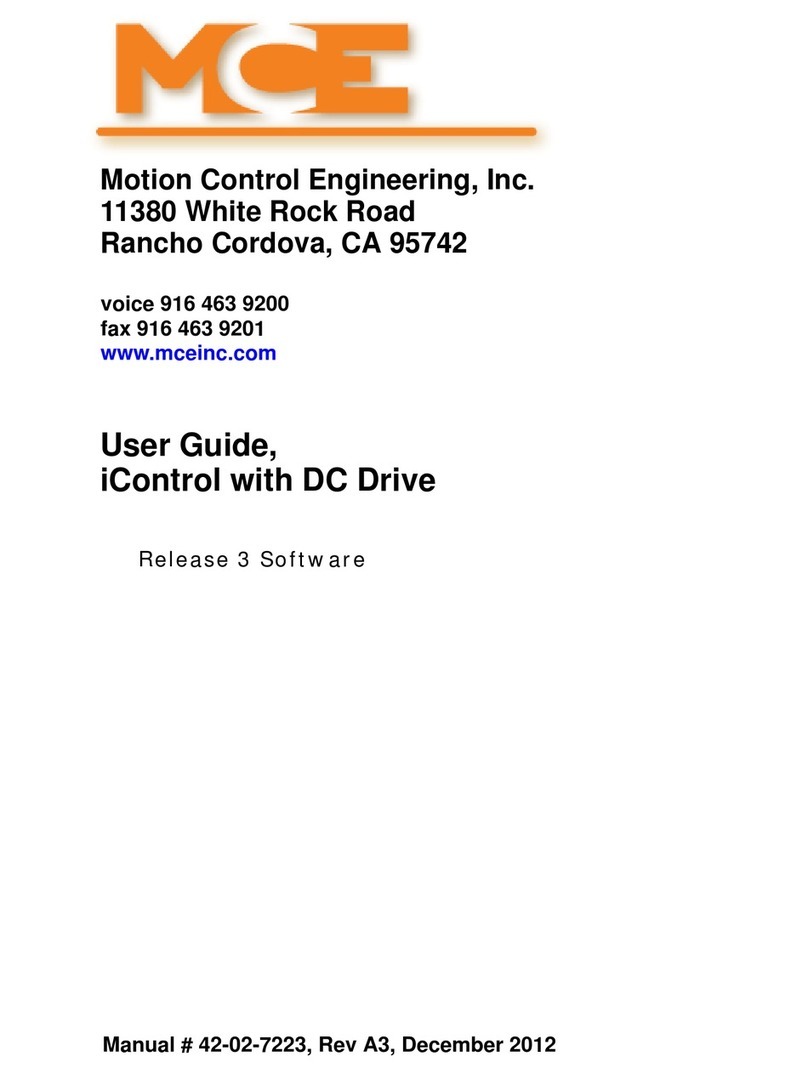 MCE iControl user guide