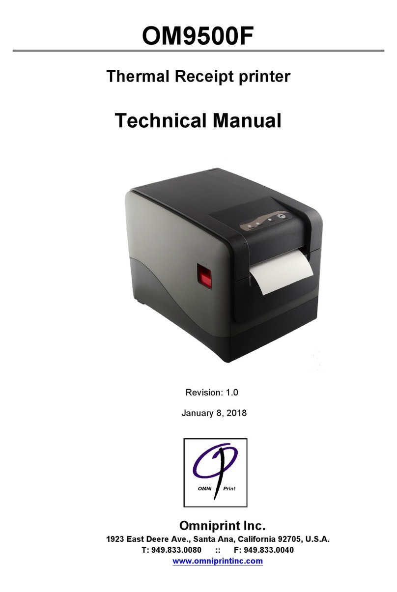 OmniPrint OM9500F User manual