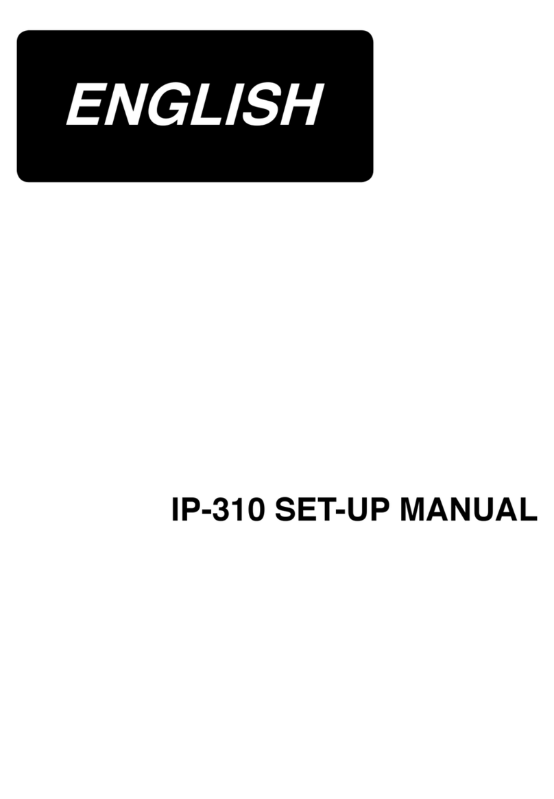 JUKI IP-310 Setup manual