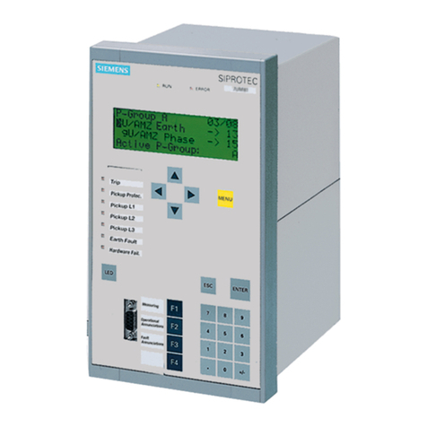 Siemens SIPROTEC 7SJ62 User manual