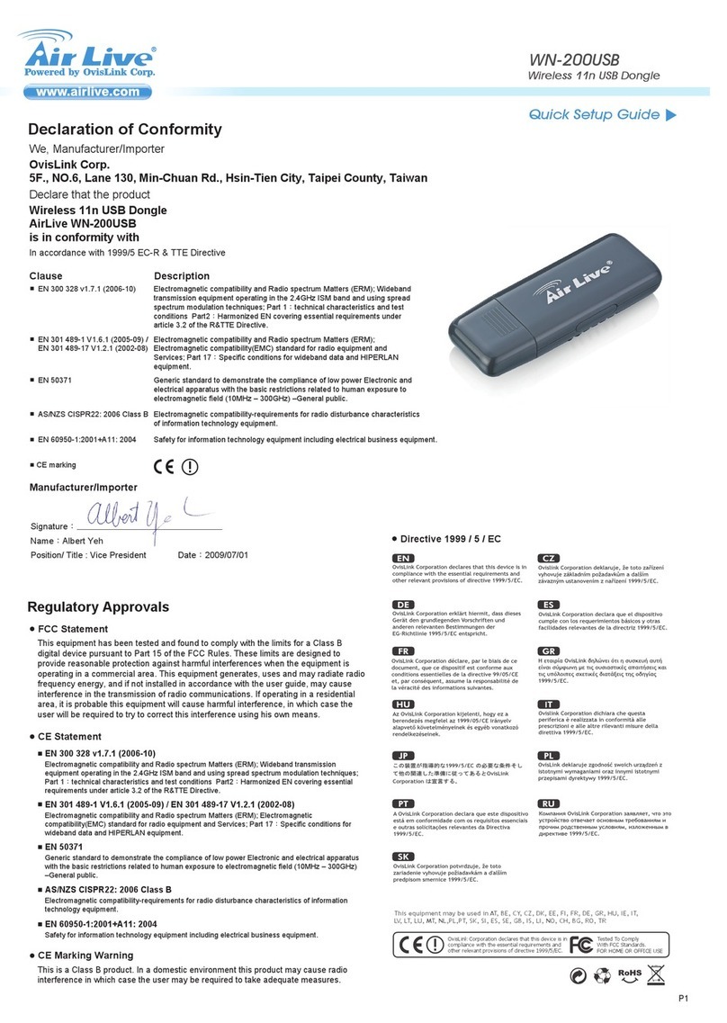 AirLive WN-200USB Quick setup guide
