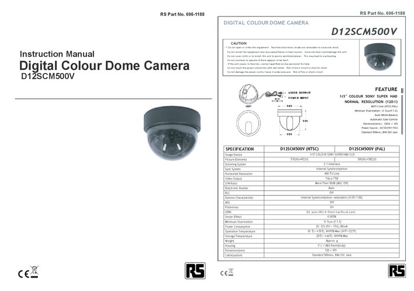 RS PRO D12SCM500V User manual