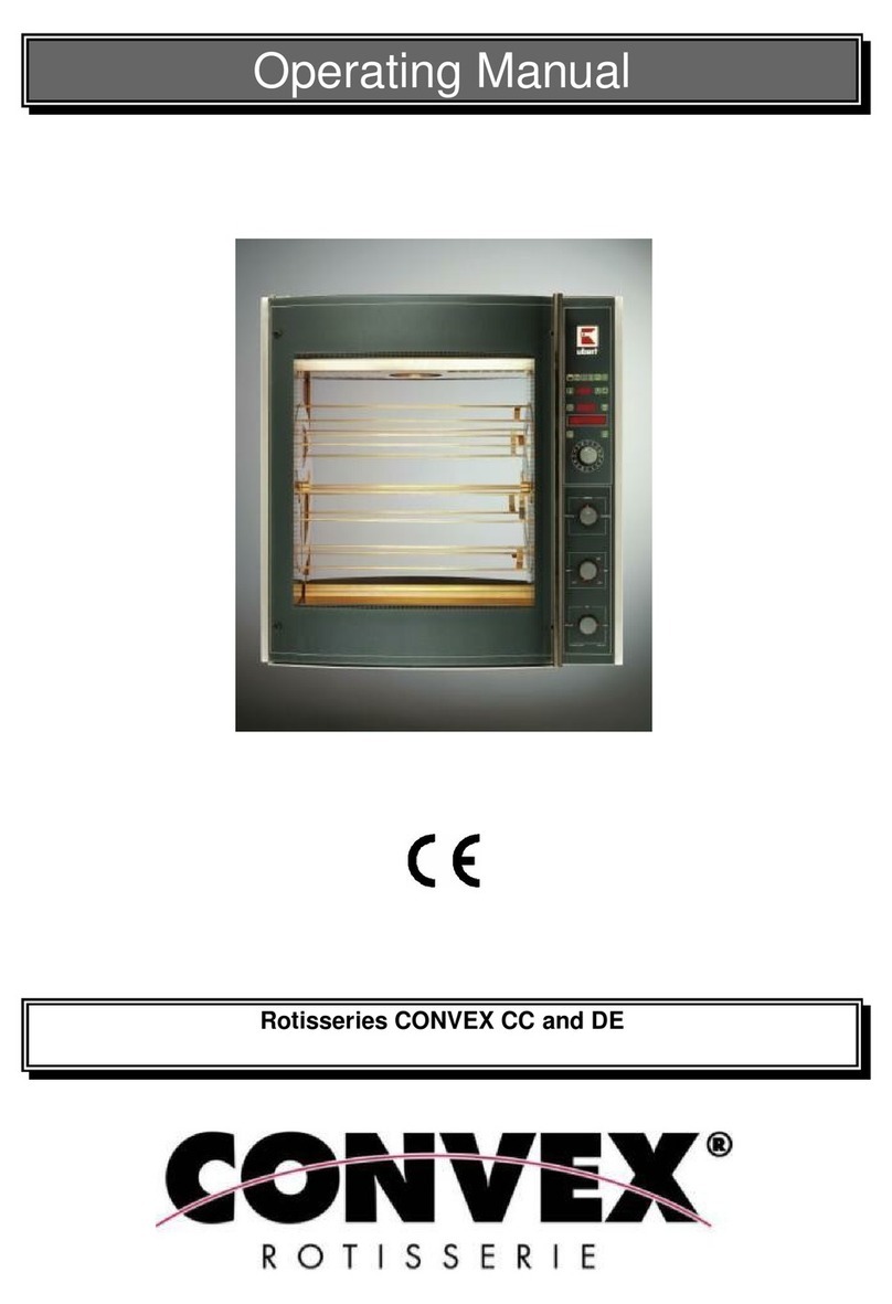 Convex RT 505 operating manual