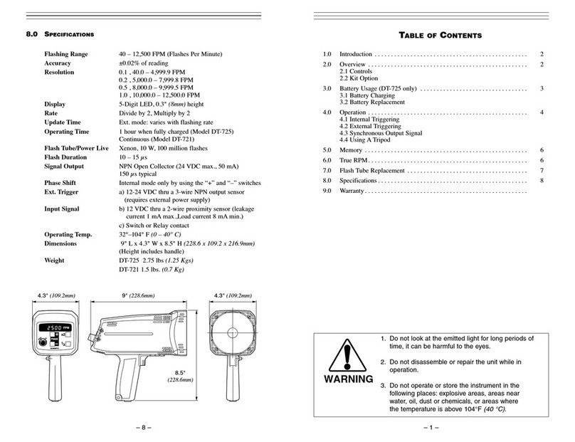 Check-line DT-725 User manual Check-line DT-725 User manual