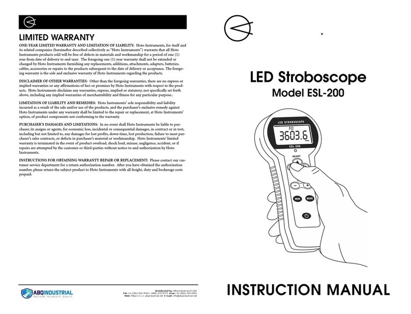 Imada ESL-200 instruction manual
