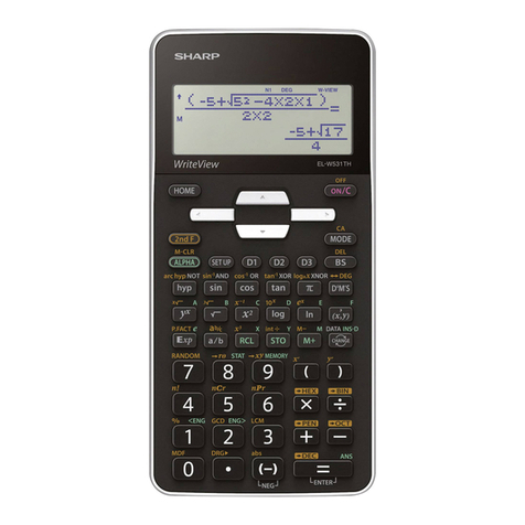 Sharp WriteView EL-W535XG Installation manual