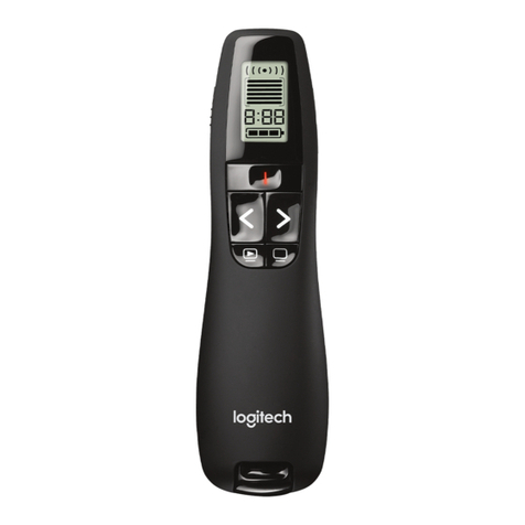 Logitech R700 User manual Logitech R700 User manual