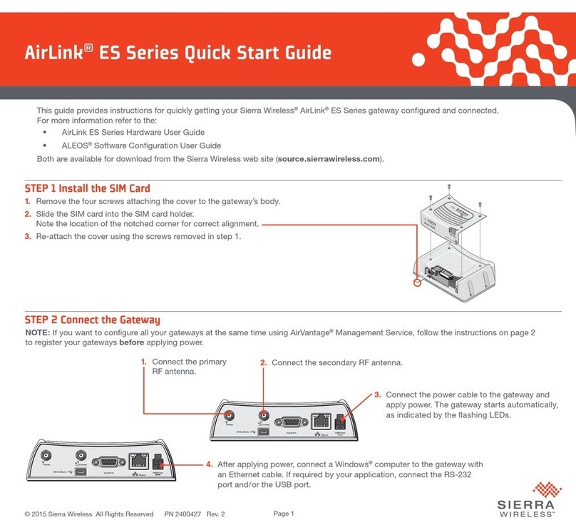 Sierra AirLink ES Series quick start guide
