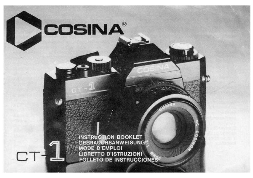 Cosina CT-1 Instruction booklet Cosina CT-1 Instruction booklet