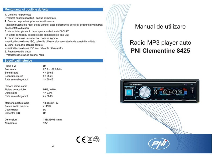 PNI Clementine 8425 user manual