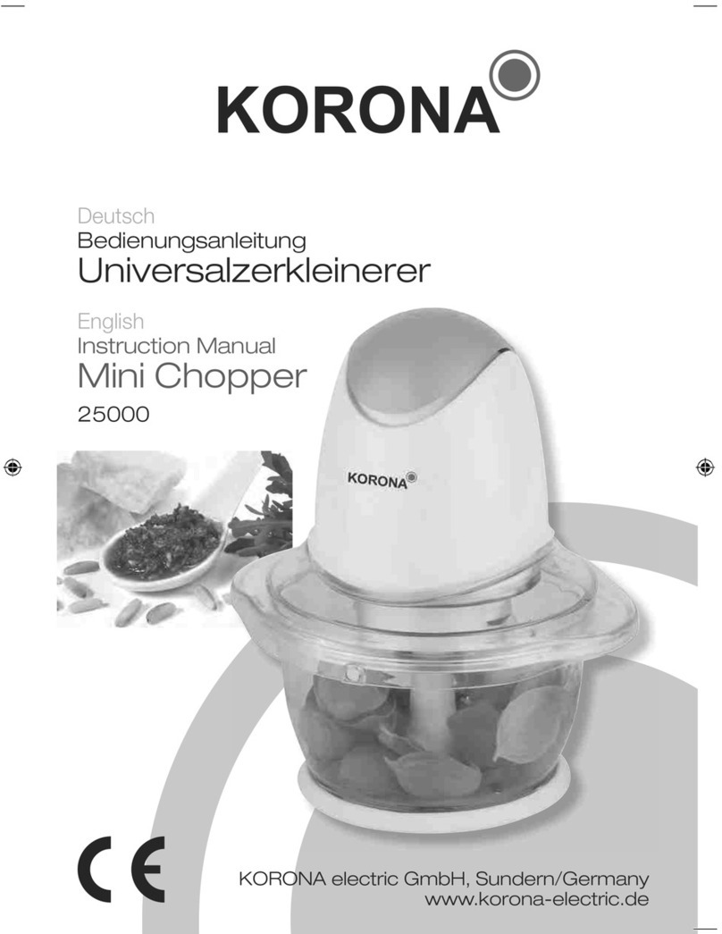 Korona 25000 instruction manual