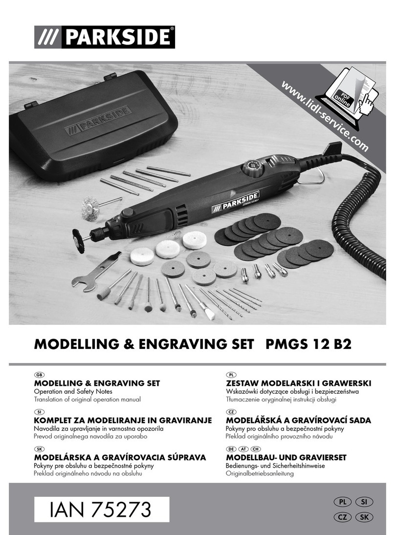 Parkside PMGS 12 B2 Operation and safety notes