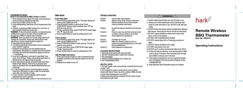 Hark HK0316 operating instructions