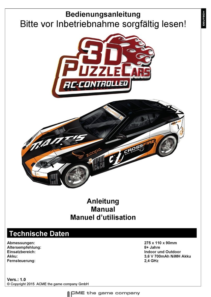 ACME Racecar One PC0100 User manual