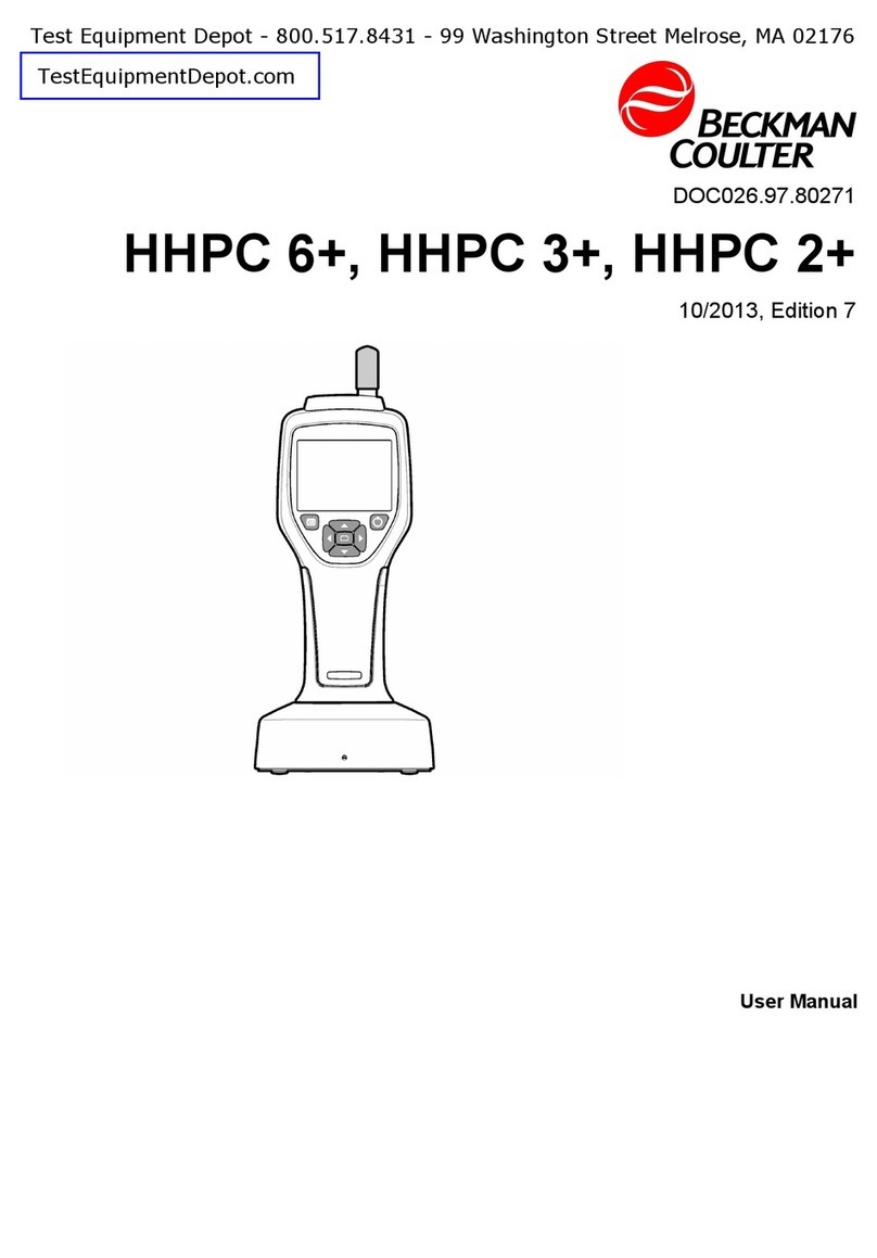 Beckman Coulter HHPC6+ user manual