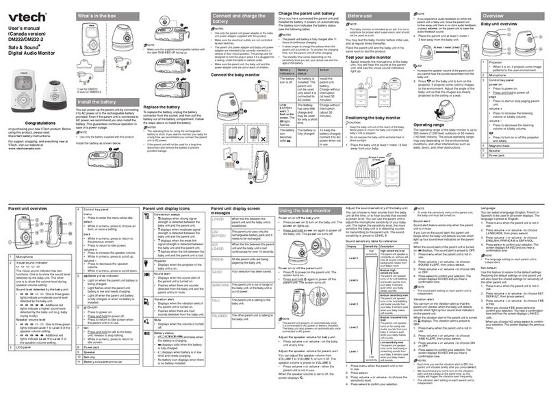 V-tech DM222 user manual