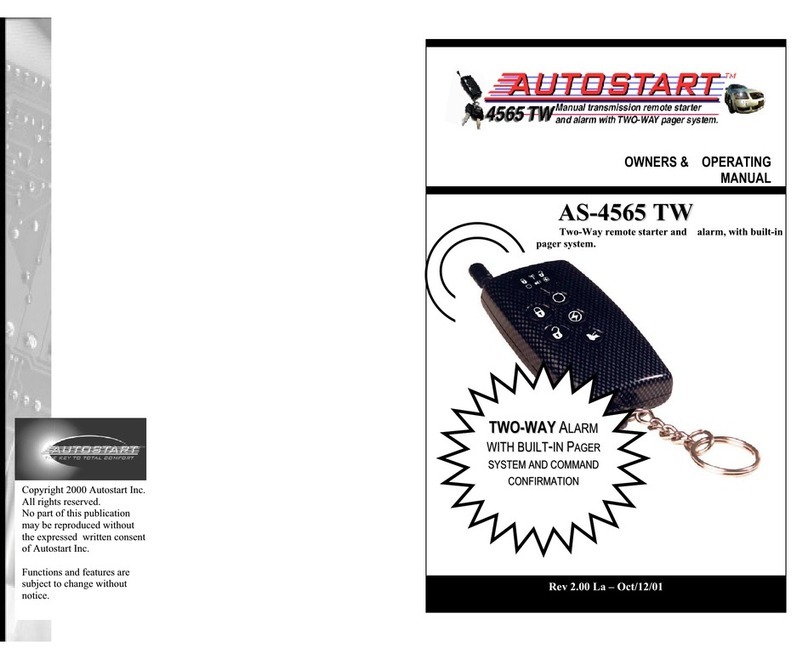 Autostart AS-4565 TW Owner's and operator's manual