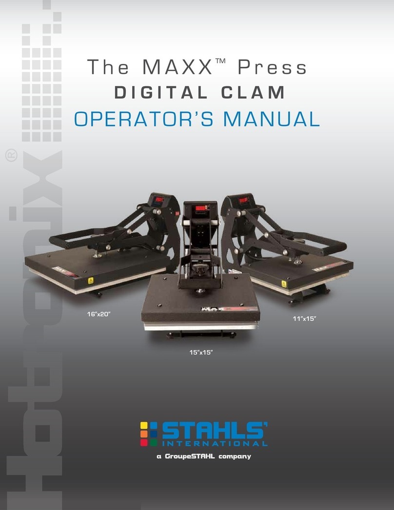 Hotronix MAXX 11x15 Operator's manual