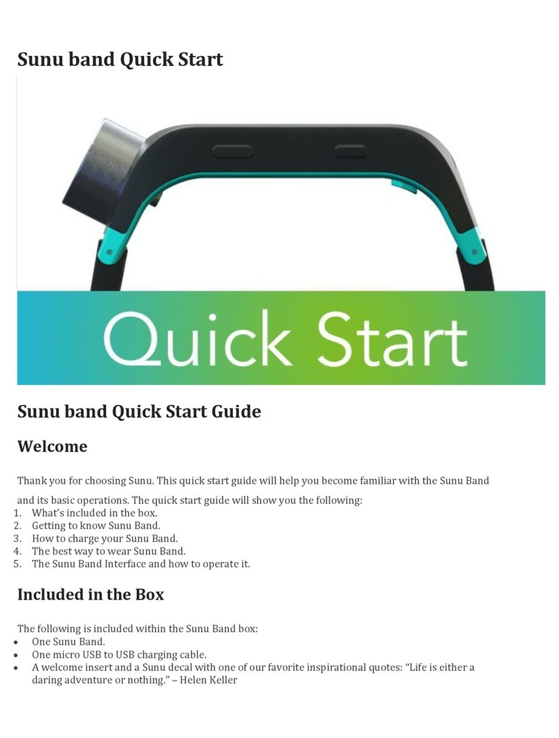 Sunu 541035 quick start guide