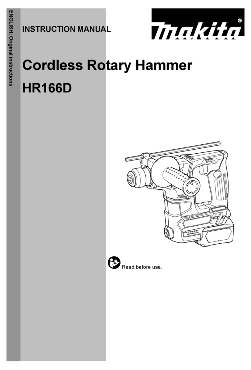 Makita HR166D instruction manual