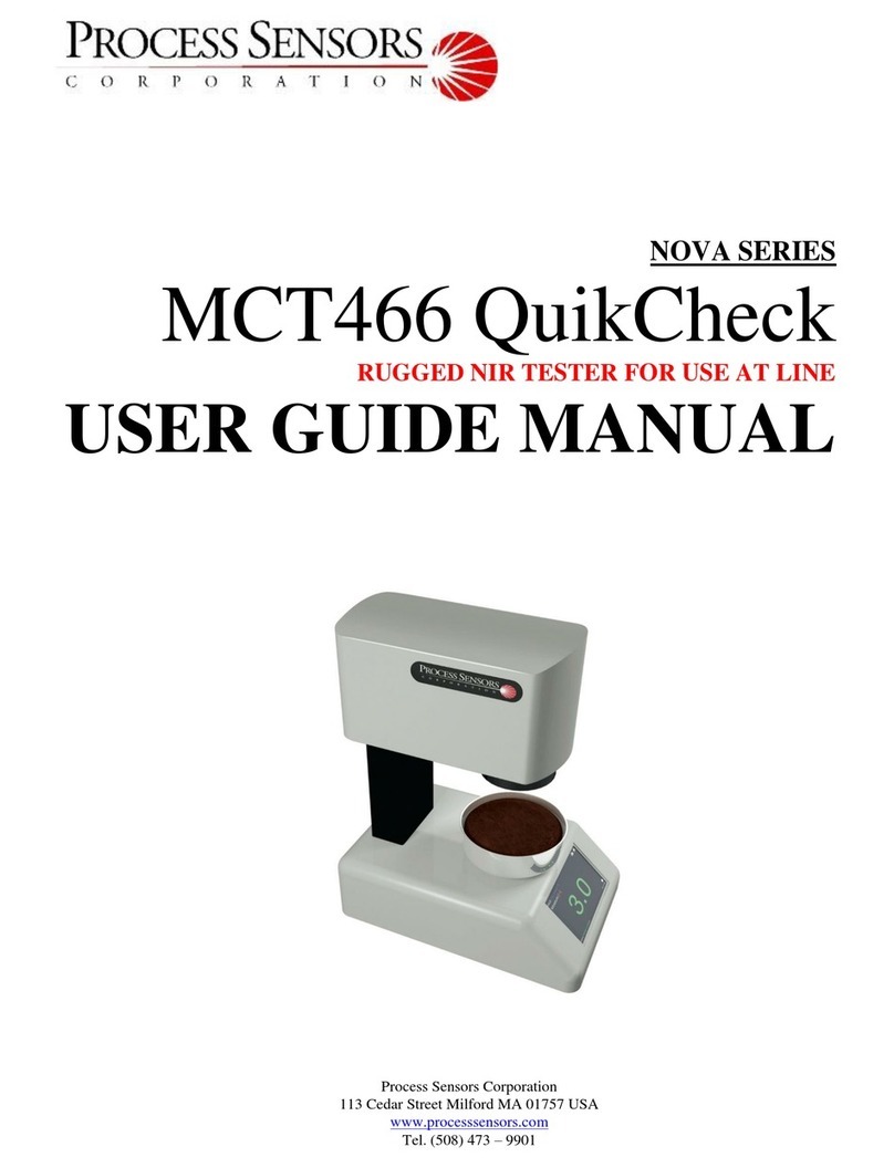 Process Sensors MCT466-QC User guide manual Process Sensors MCT466-QC User guide manual