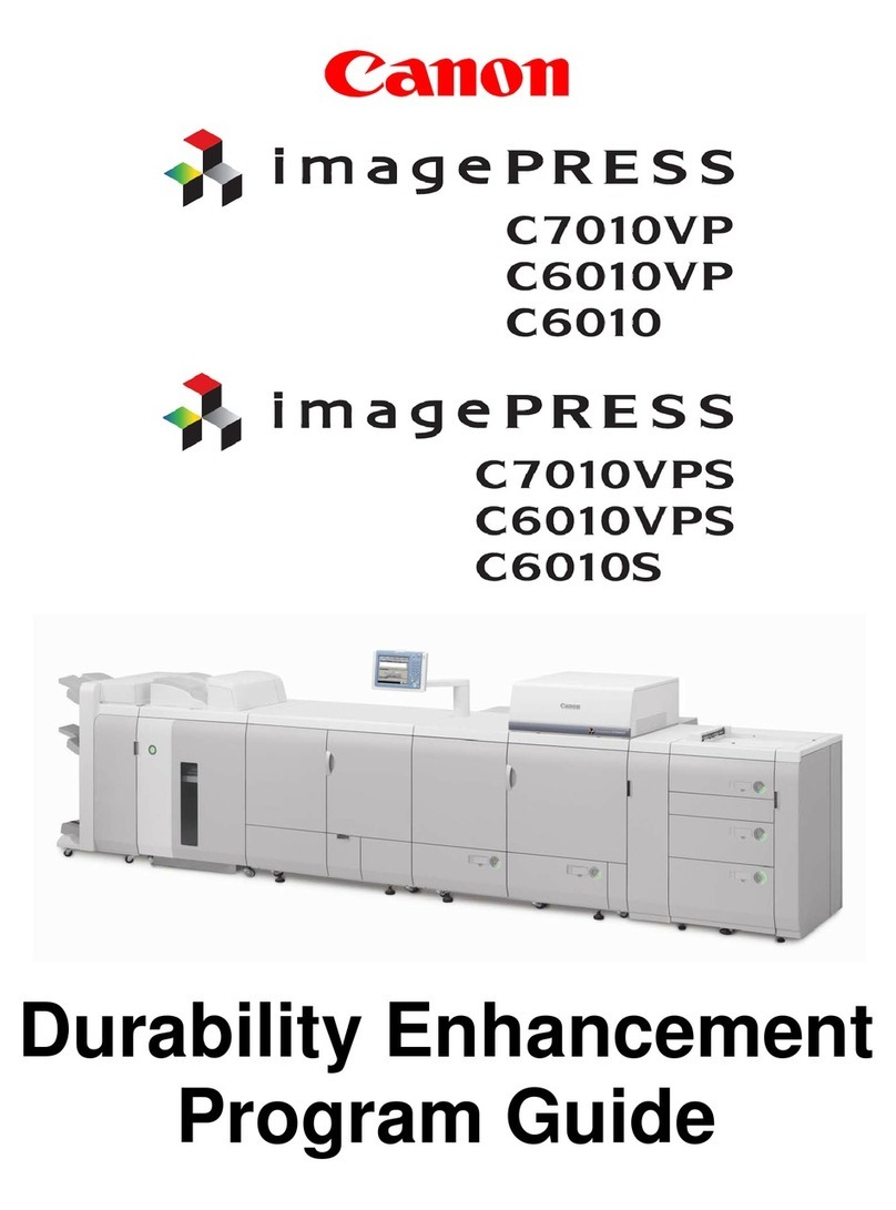 Canon imagepress C7010VP Troubleshooting guide