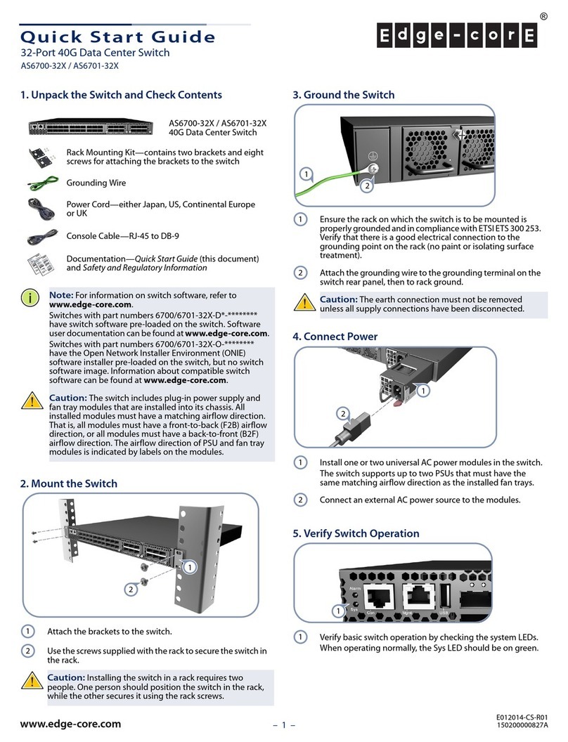 Edge-Core AS6701-32X User manual