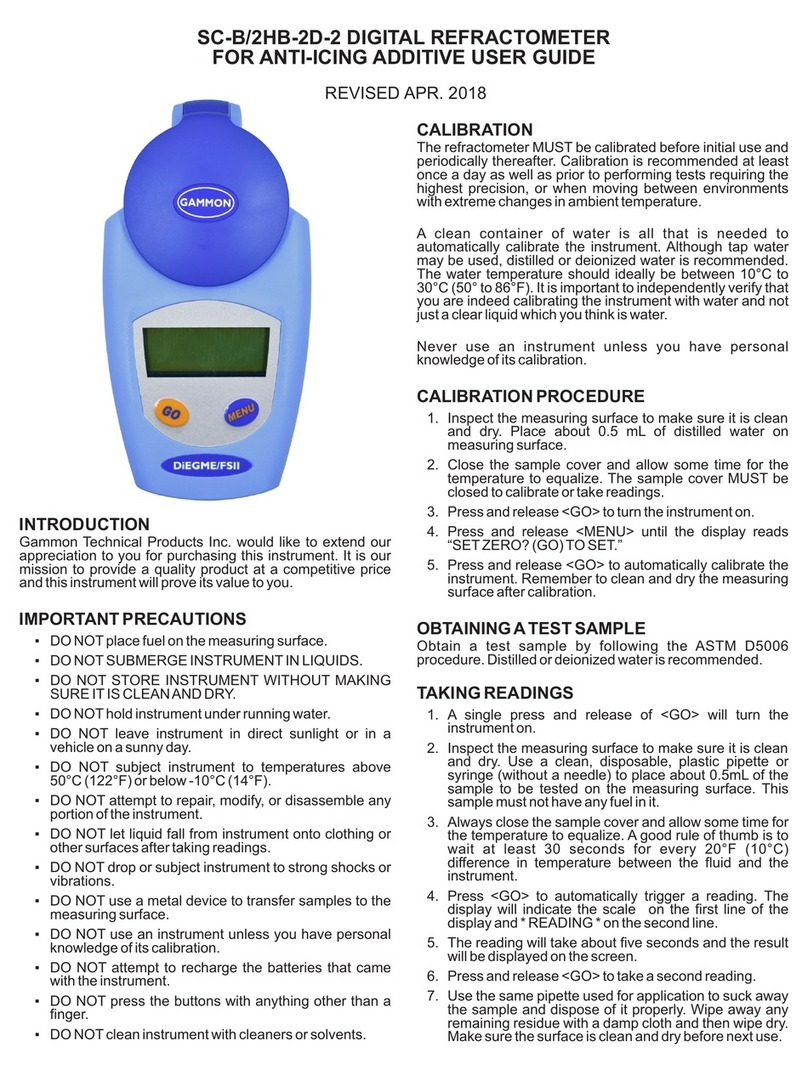 Gammon SC-B/2HB-2D-2 user guide
