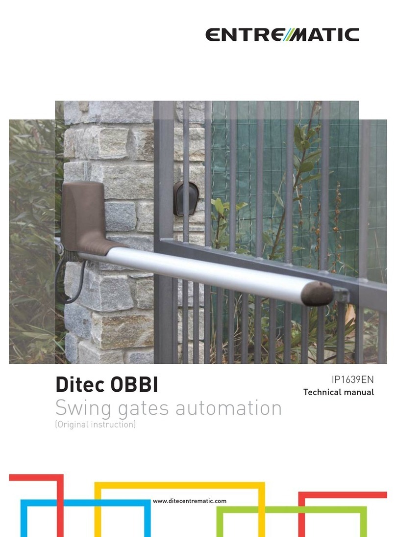 Entrematic OBBI3BH Original instruction