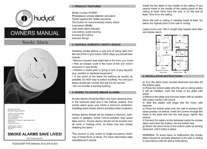 iHudyat HYS001 owner's manual iHudyat HYS001 owner's manual