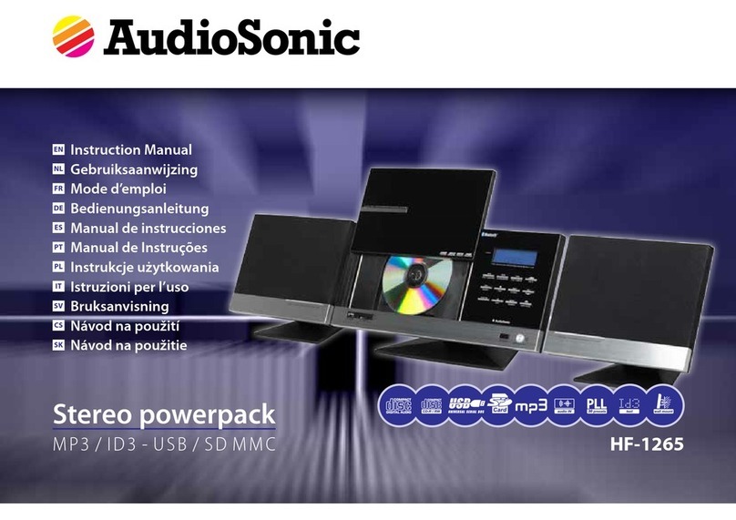 AudioSonic HF-1265 instruction manual