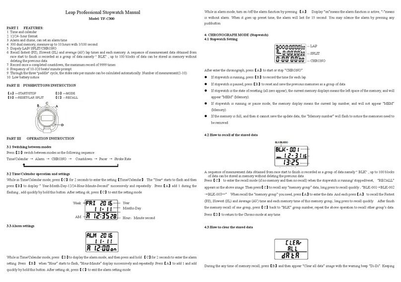 Leap TF-C300 manual